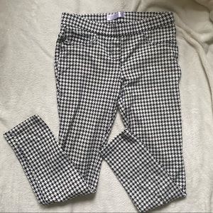 Black and White Houndstooth Pants